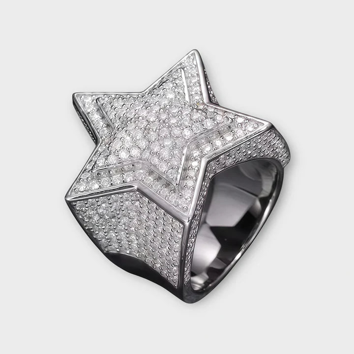 Star Moissanite Ring