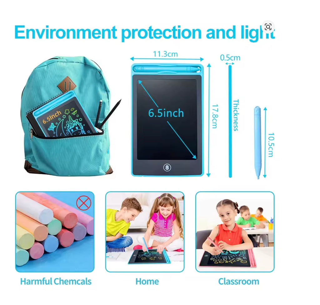 6.5" LCD Writing & Drawing Tablet – Educational Toy