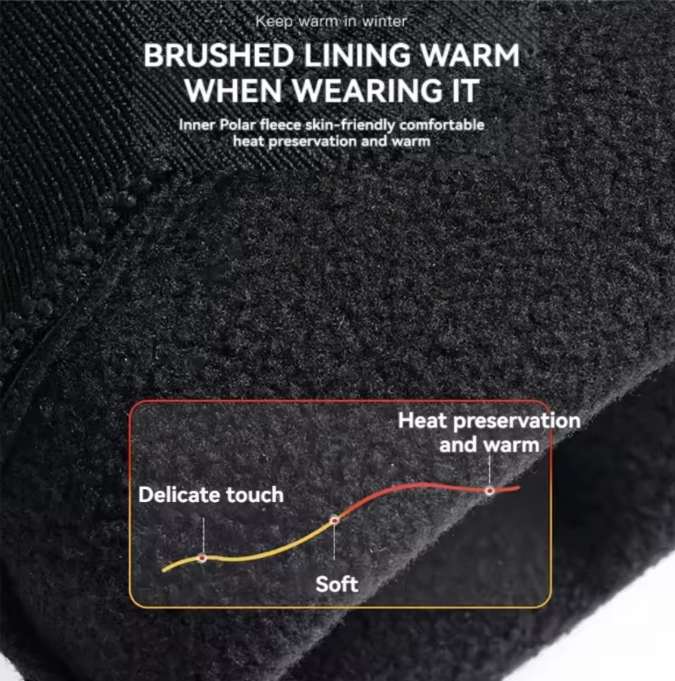 Winter Warm Gloves – Thickened, Windproof, Waterproof & touch screen