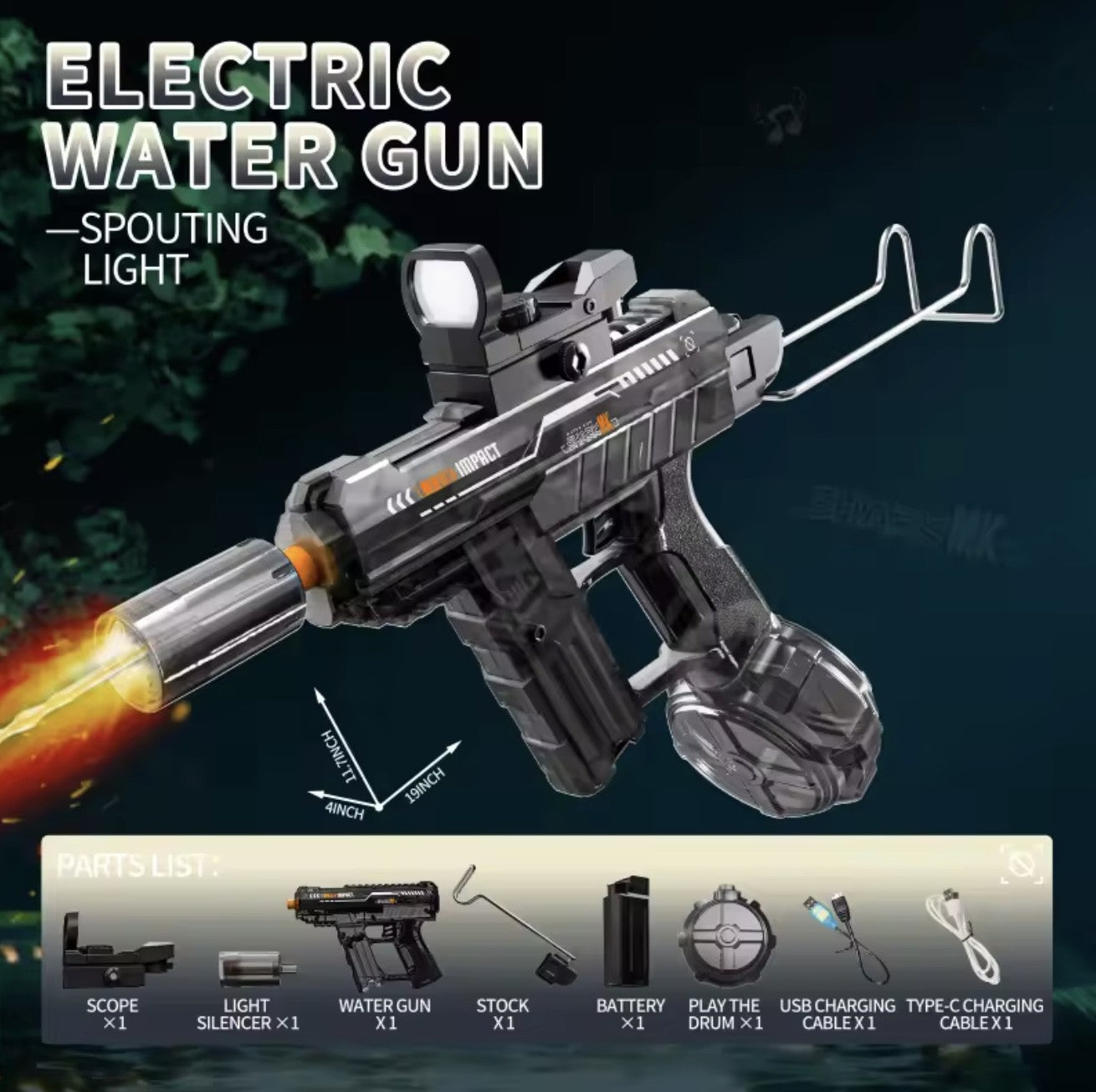 Children’s High-Pressure Electric Water Gun