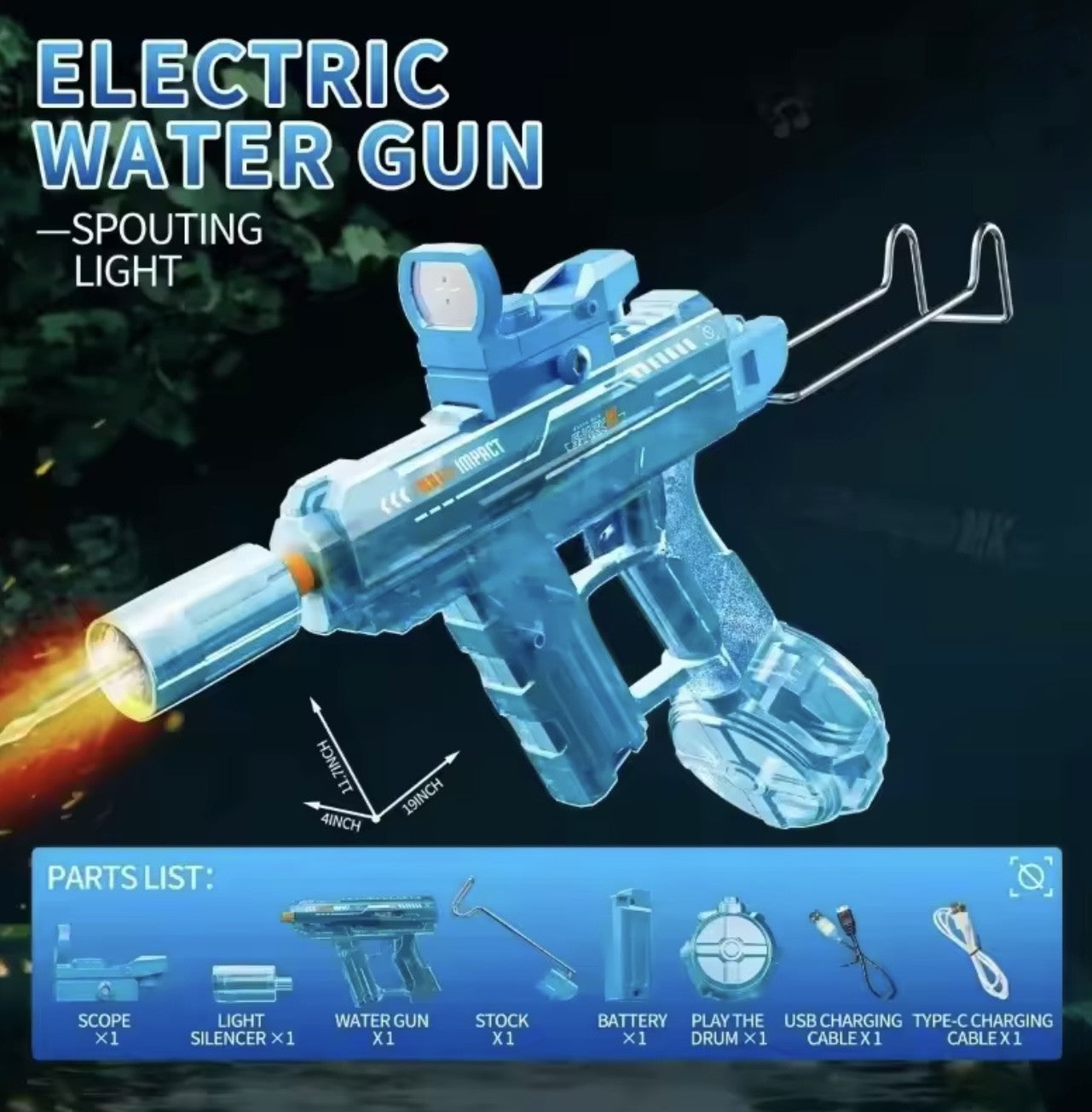 Children’s High-Pressure Electric Water Gun