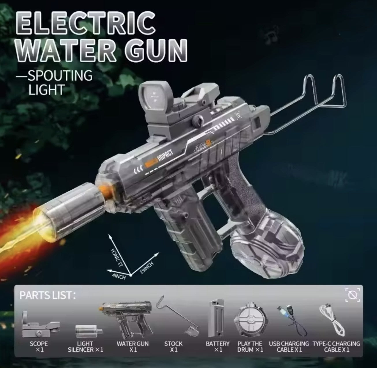 Children’s High-Pressure Electric Water Gun