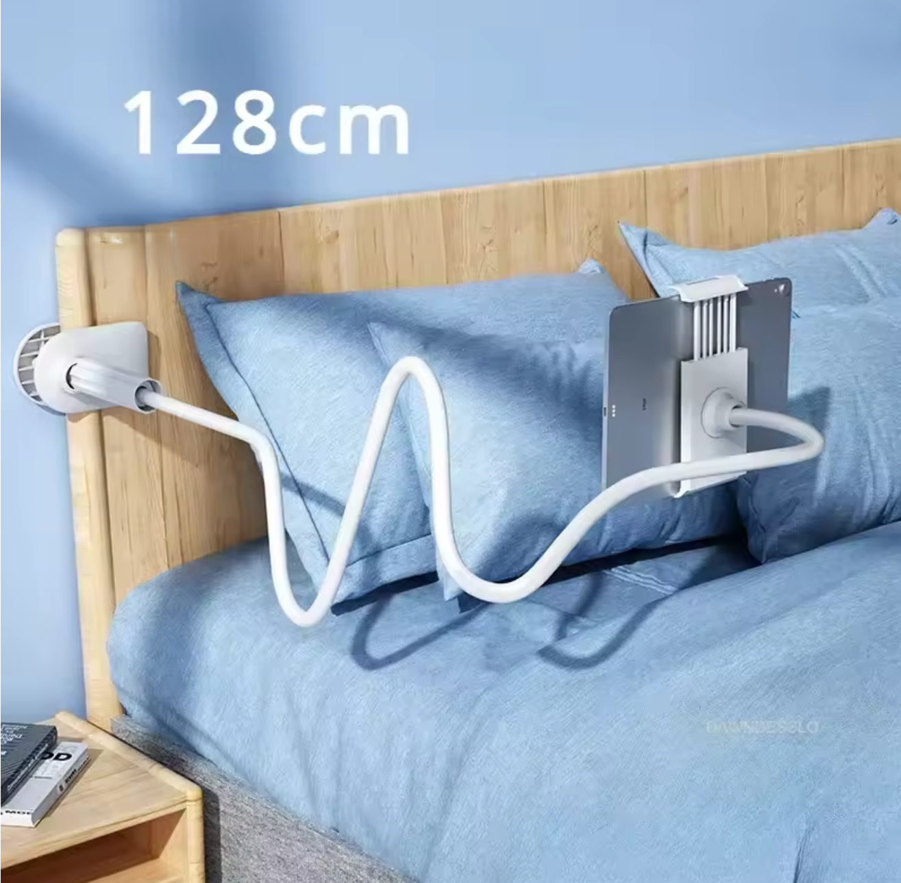 128cm Phone Holder Stand – 360° Flexible