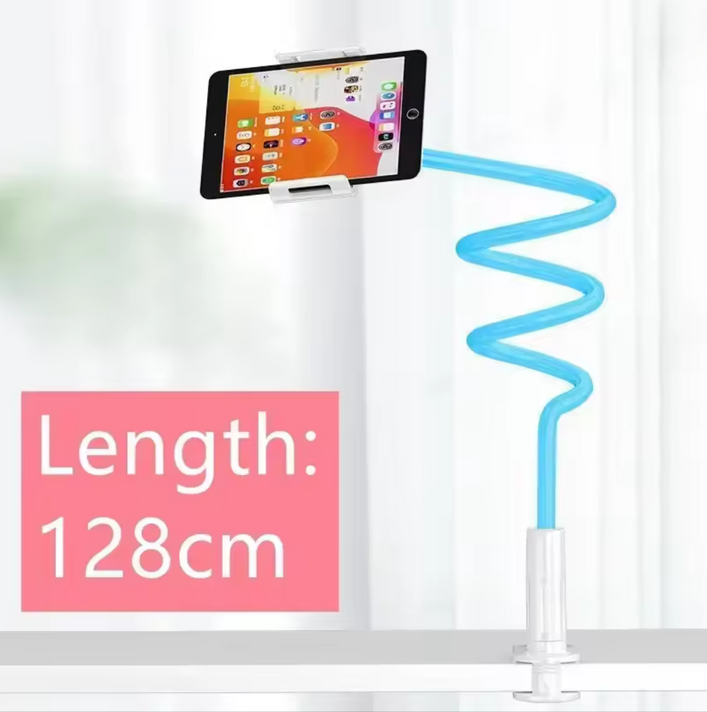 128cm Phone Holder Stand – 360° Flexible