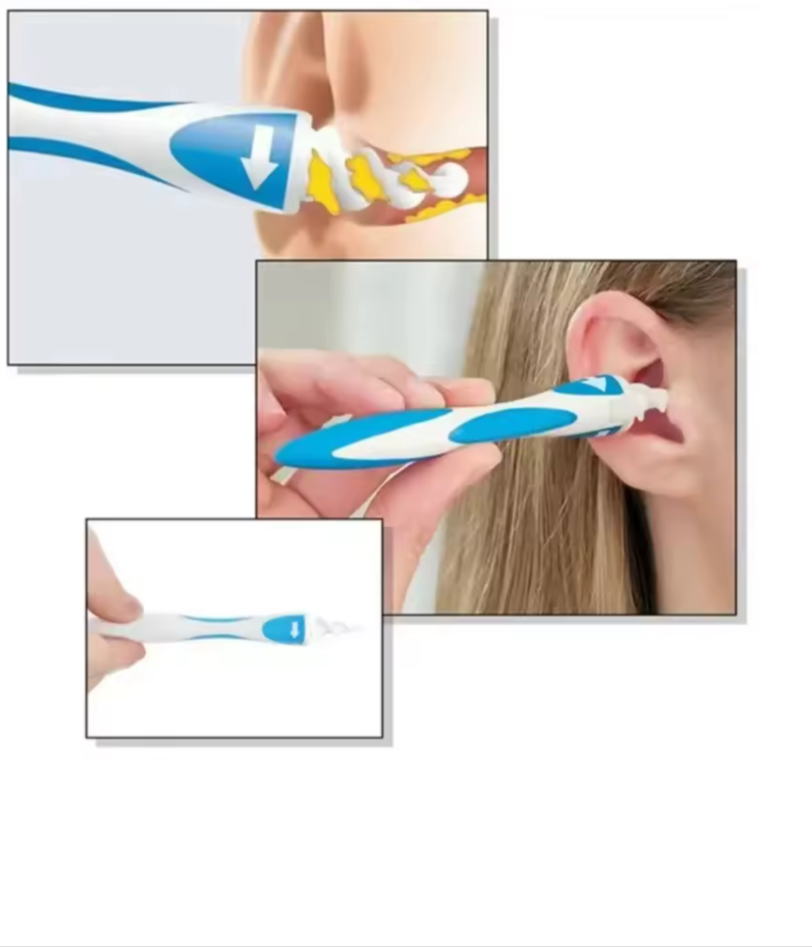 Ear Cleaner with Soft Silicone – 16 Tips