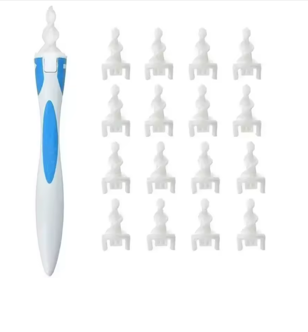 Ear Cleaner with Soft Silicone – 16 Tips