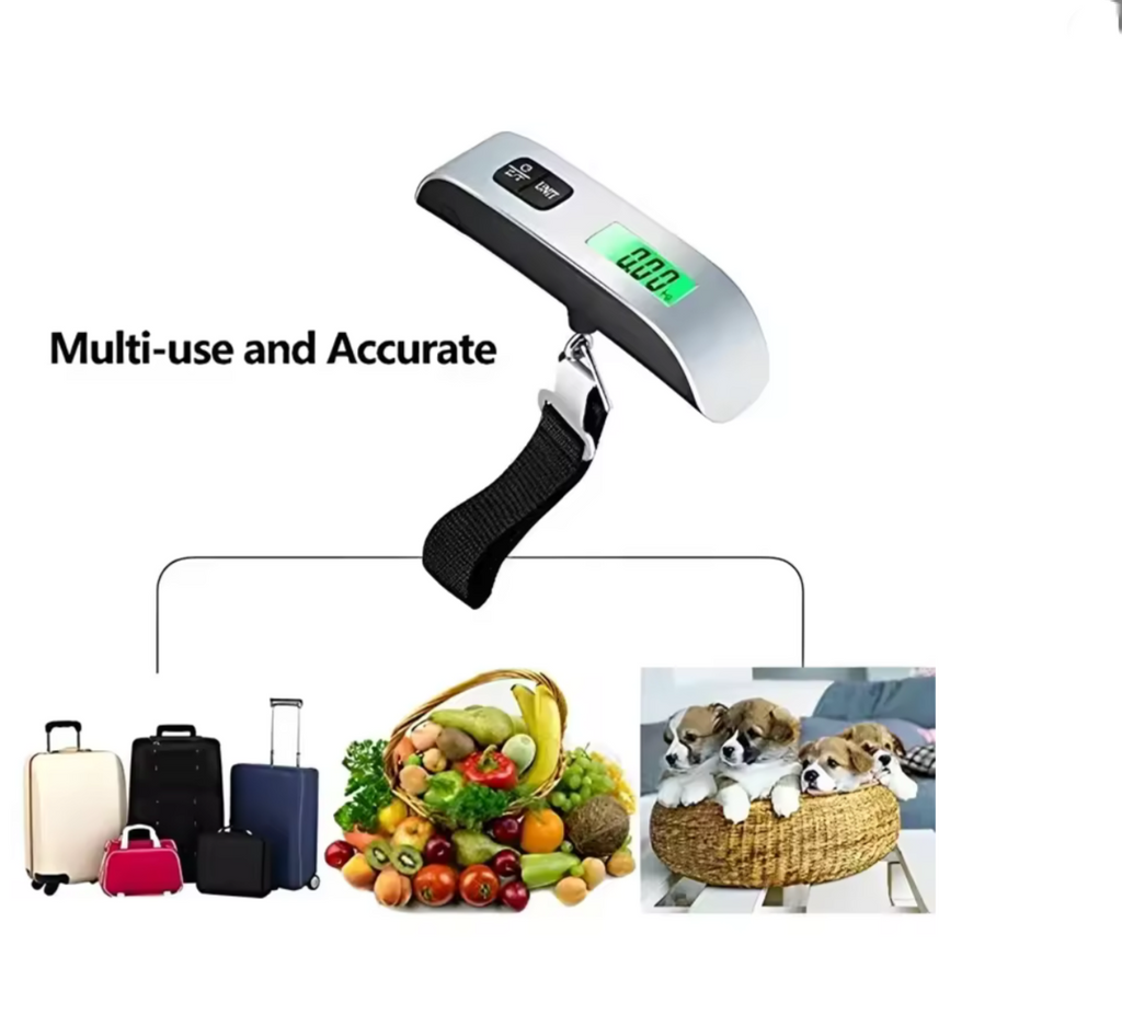 Portable Digital Luggage Scale (110lb/50kg)