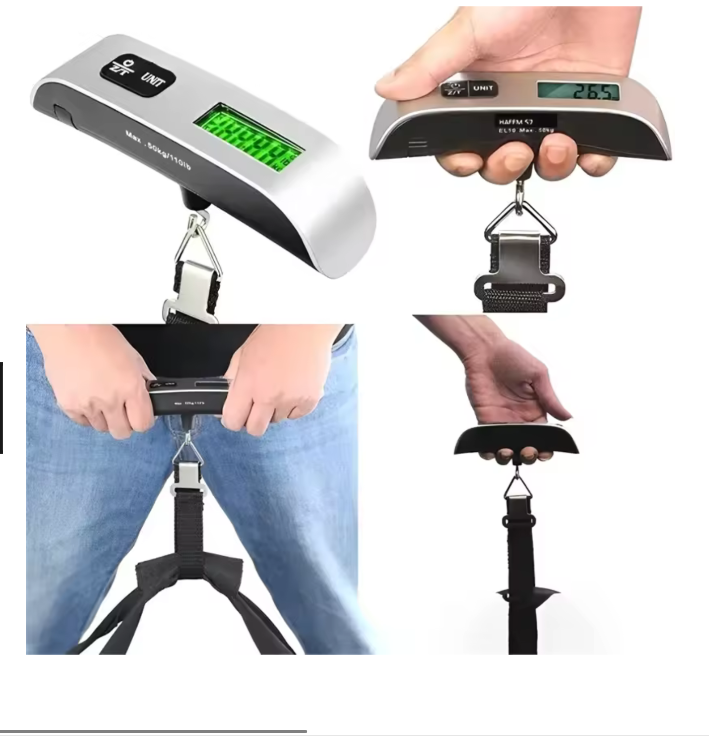 Portable Digital Luggage Scale (110lb/50kg)