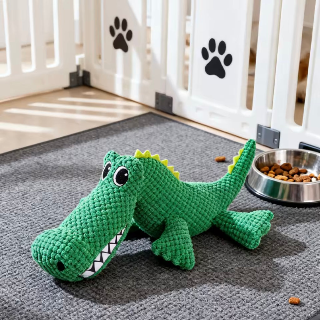 Durable Plush Pet Toy Dinosaur