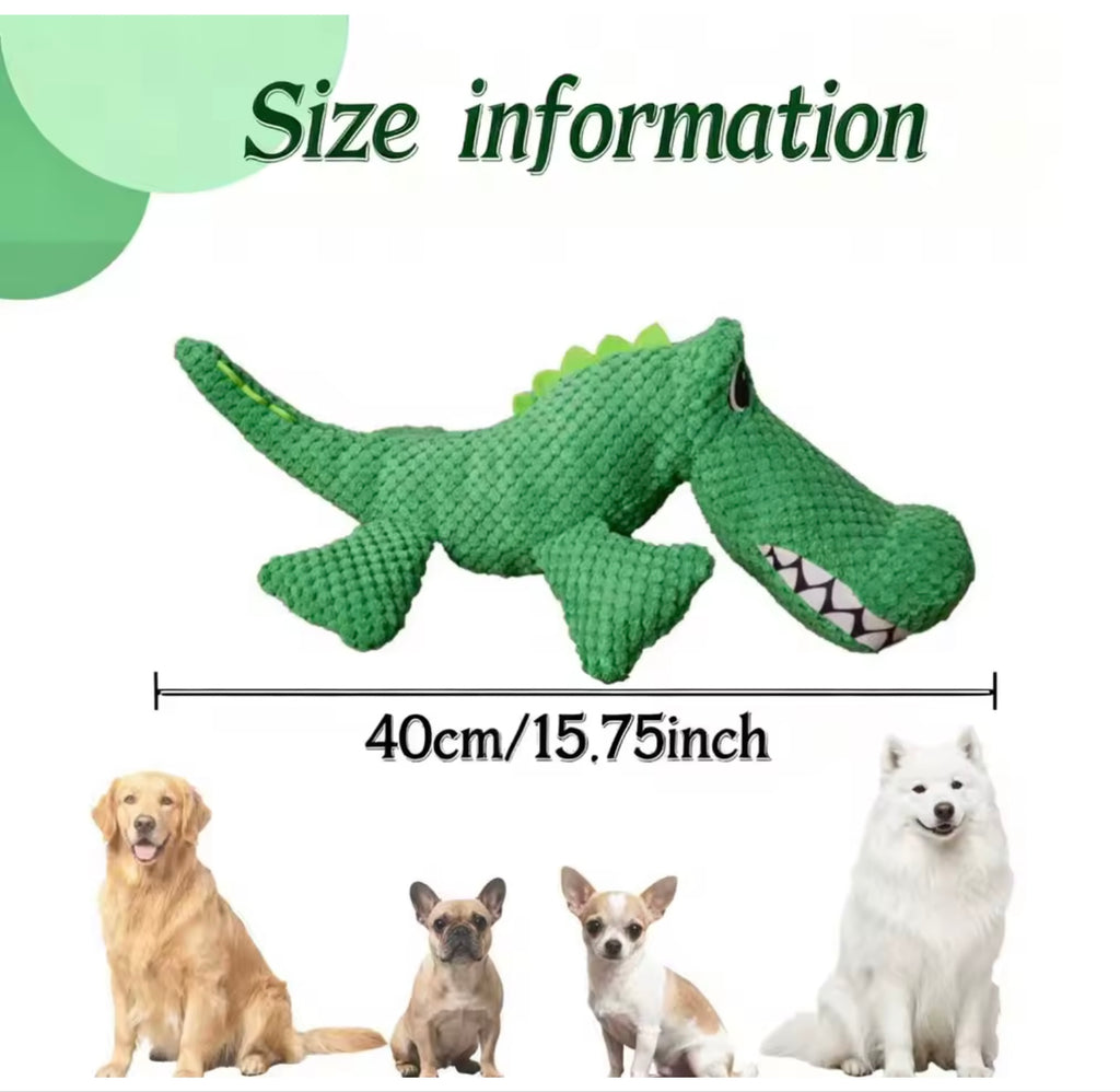 Durable Plush Pet Toy Dinosaur
