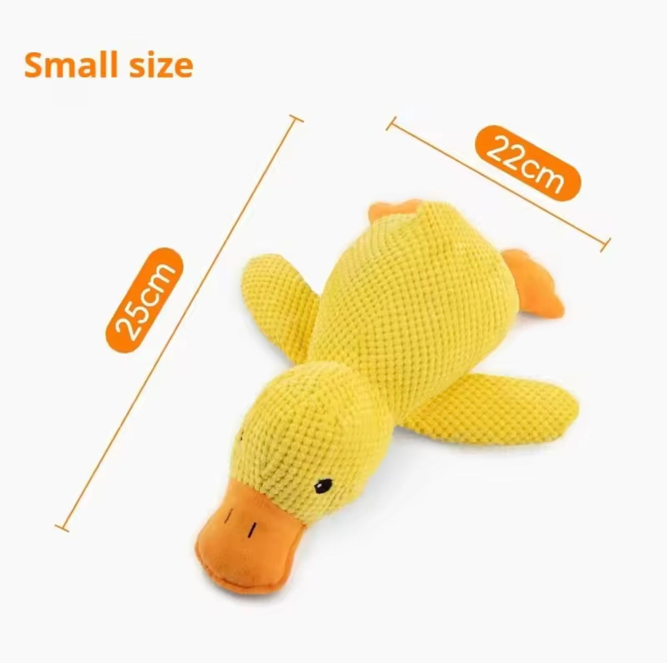 Pet Plush Duck Toy – Squeaky