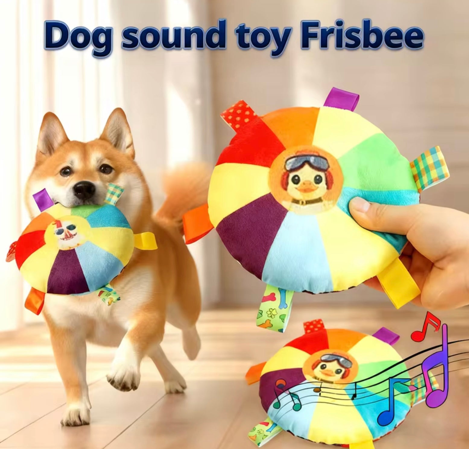 Soft Animal Plush Dog Toy – Chew & Molar Training