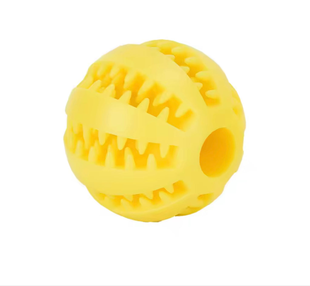 Dog Toy Ball – Rubber Chew & Treat Feeder