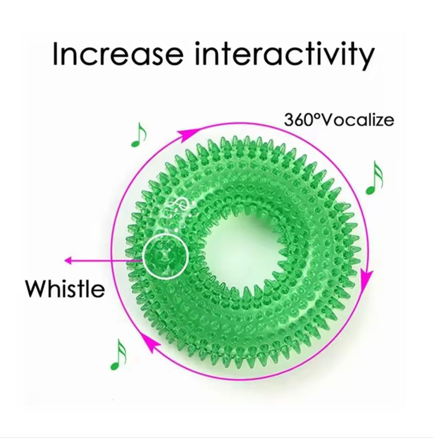 Puppy Chew Ring – Non-Toxic TPR Rubber