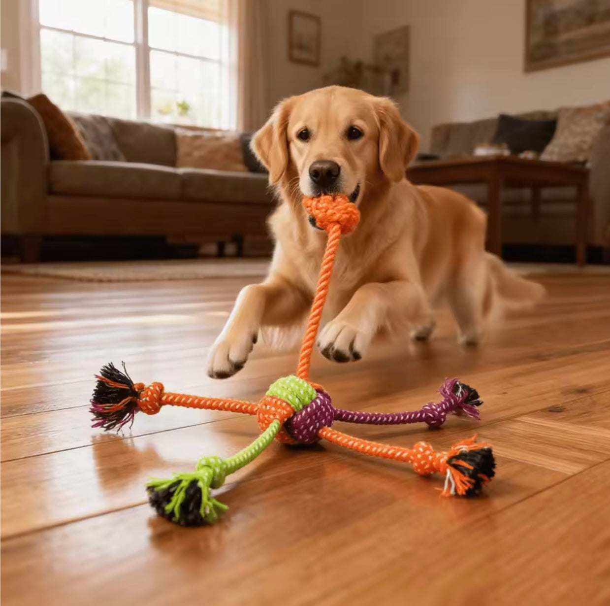 Chewable Knot Rope Dog Toy
