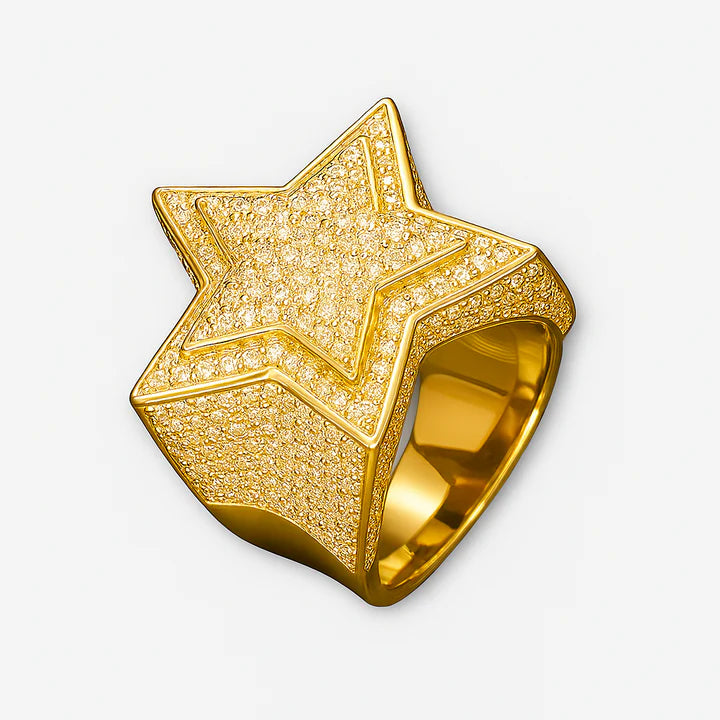 Star Moissanite Ring