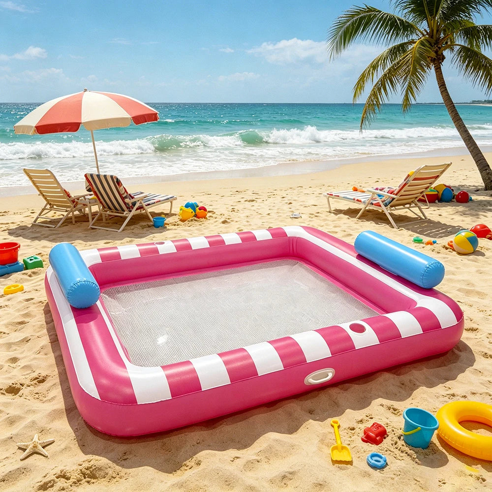 Double Pool Lounge with Headrest
