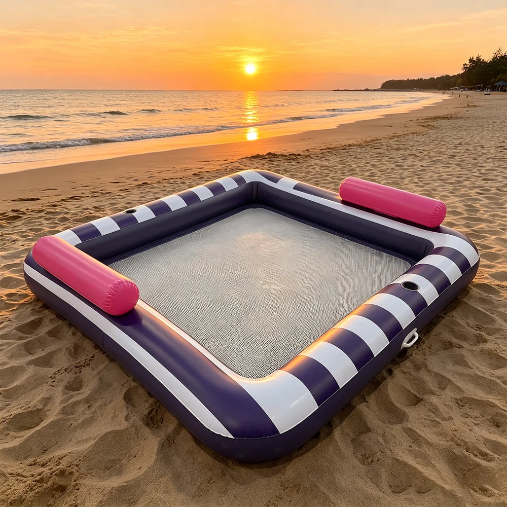 Double Pool Lounge with Headrest