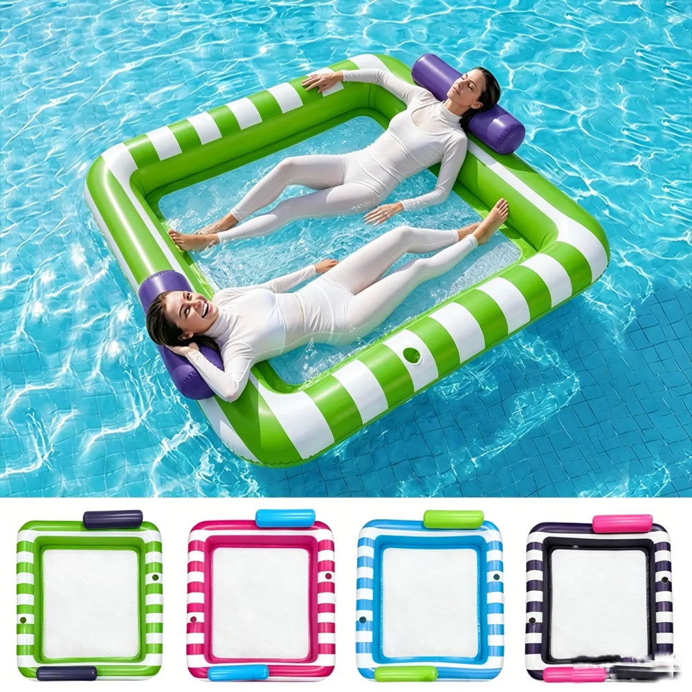 Double Pool Lounge with Headrest