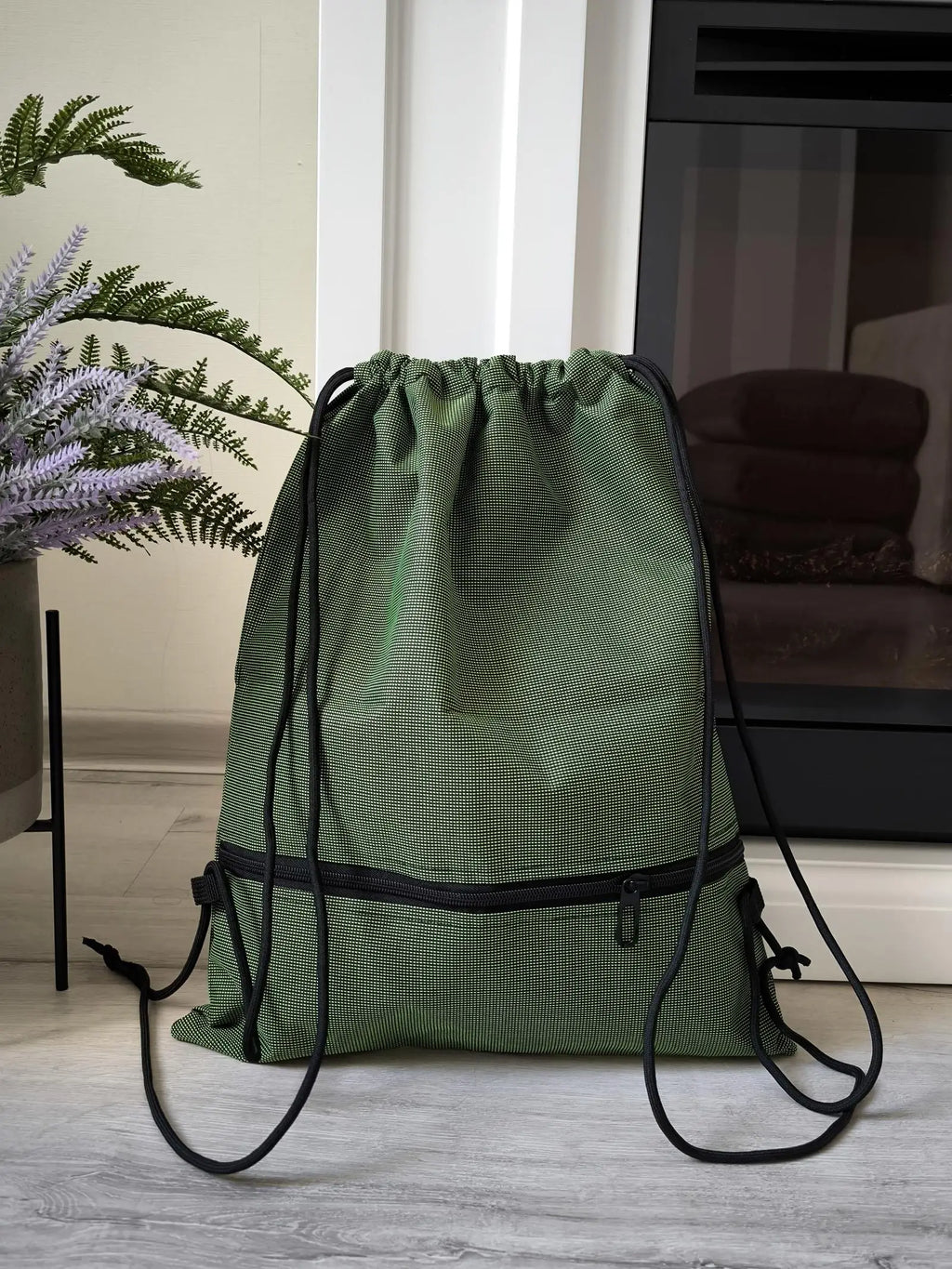 Foldable Drawstring Backpack – Lightweight Unisex