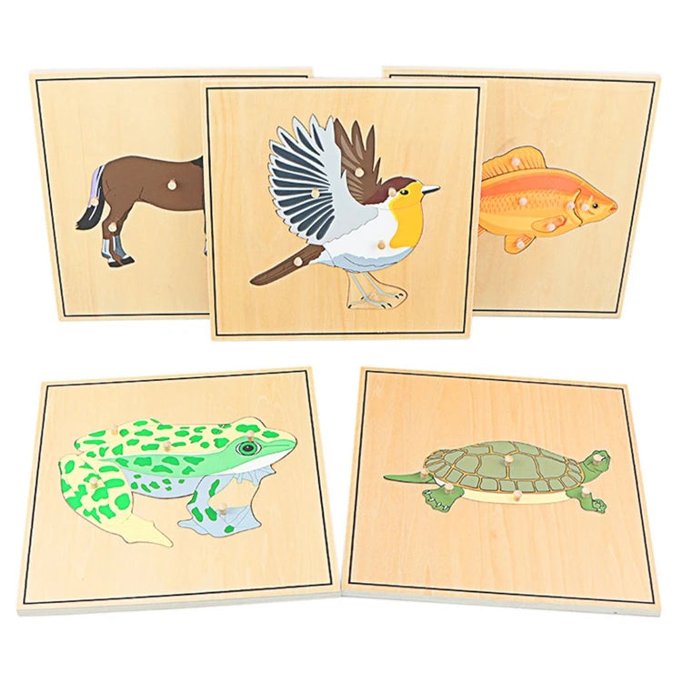Educational Animal Puzzle Set