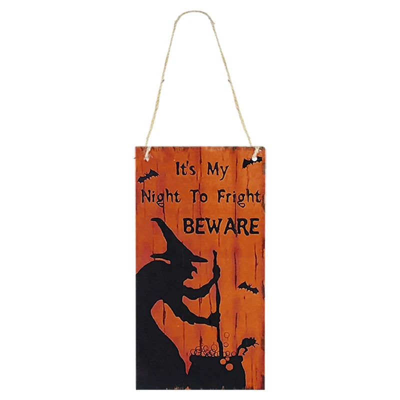 Halloween Wooden Signs & Ornaments