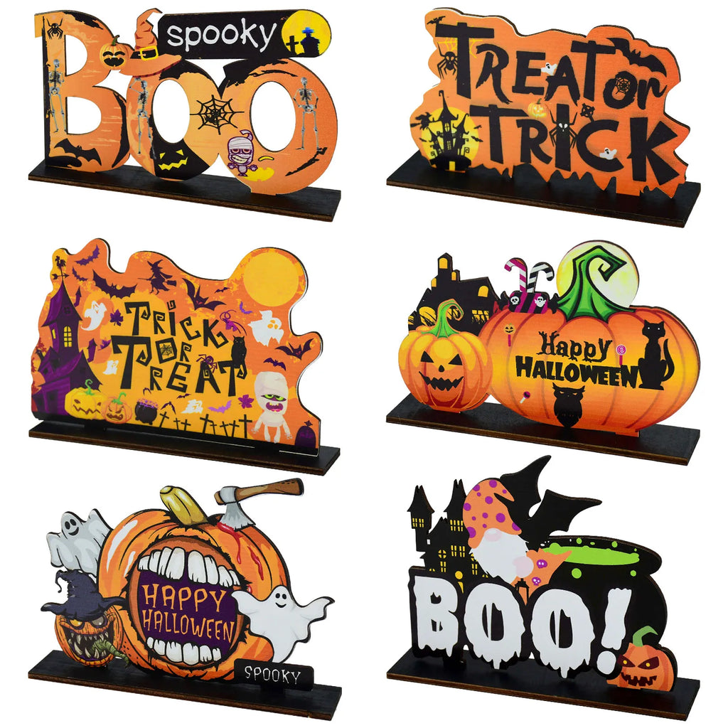 Halloween Wooden Signs & Ornaments