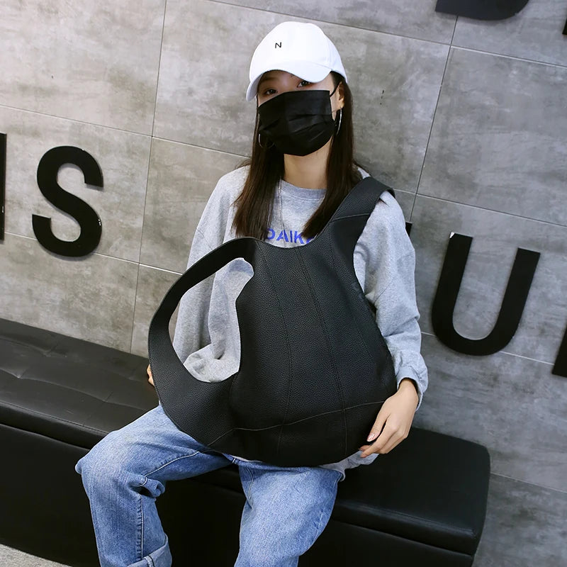 Unisex Leather Anti-Theft Backpack