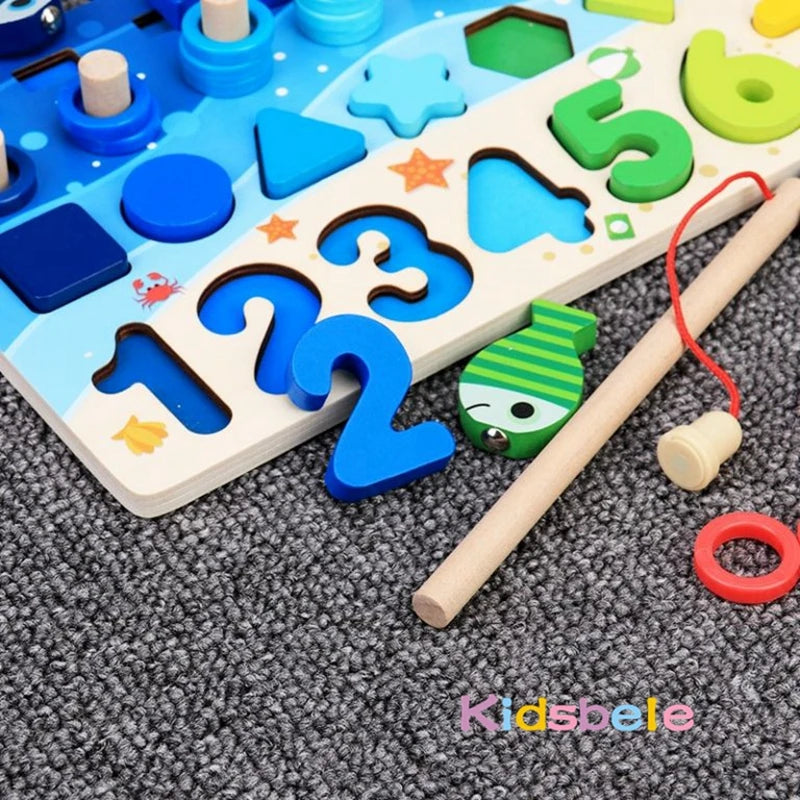 Kids Counting & Shape Matching Puzzle Toy