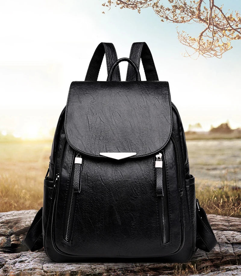 Women’s PU Leather Backpack
