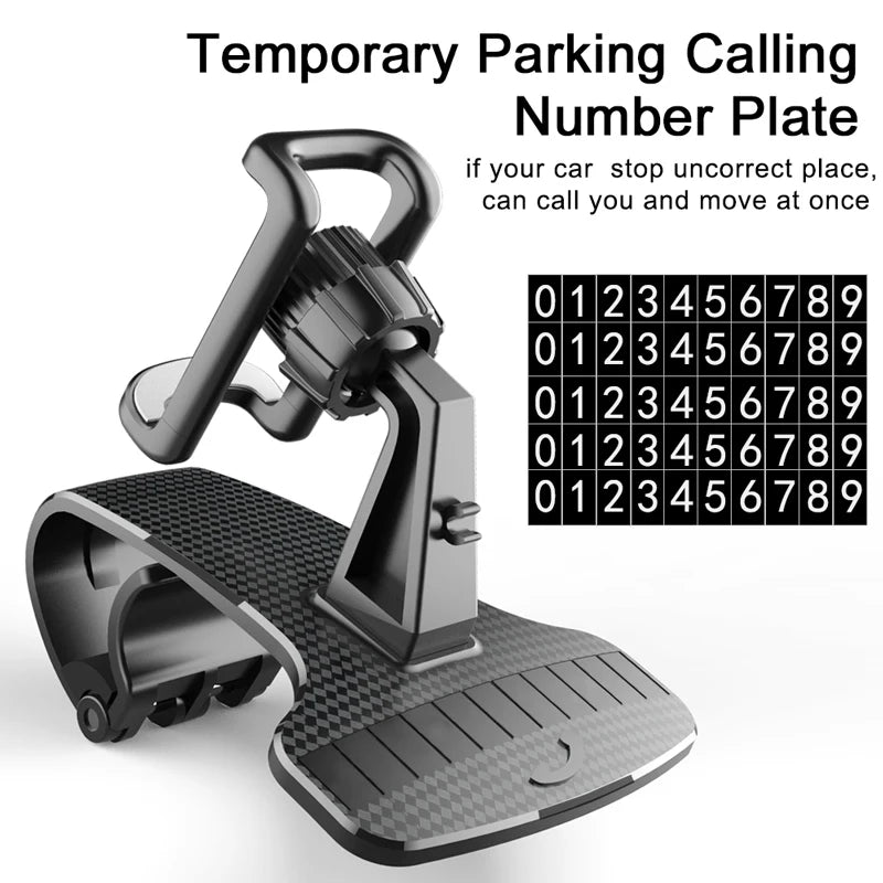 1260° Dashboard Phone Mount - (3.5 to 6.5 inch models only)