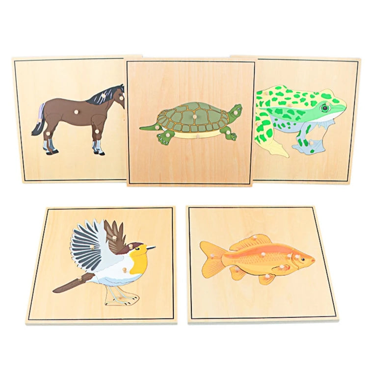 Educational Animal Puzzle Set