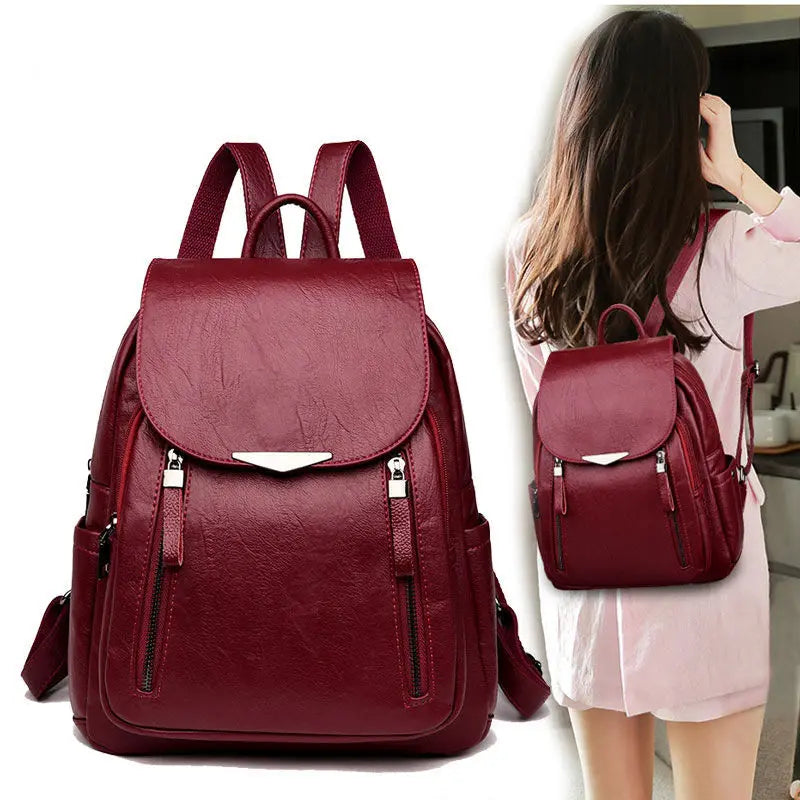 Women’s PU Leather Backpack