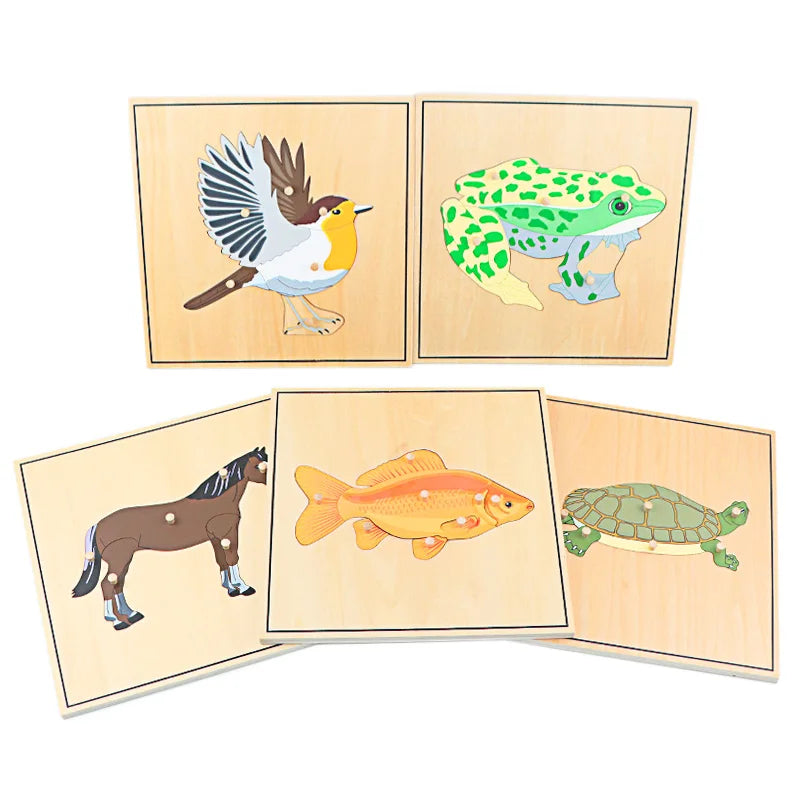 Educational Animal Puzzle Set