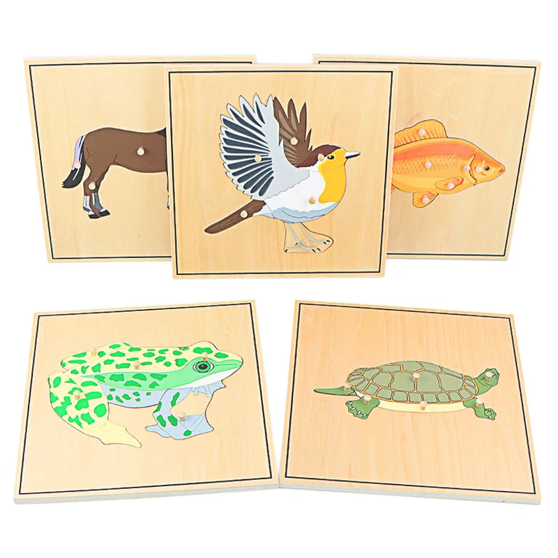 Educational Animal Puzzle Set