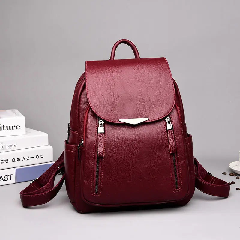 Women’s PU Leather Backpack