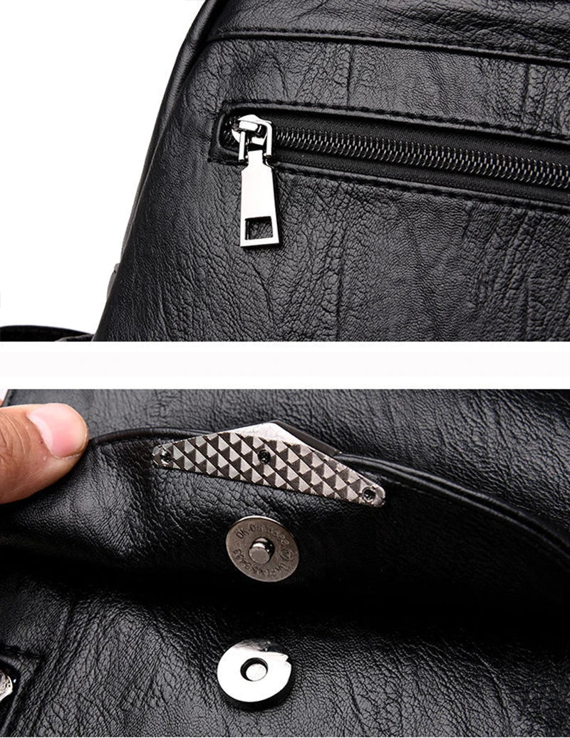 Women’s PU Leather Backpack