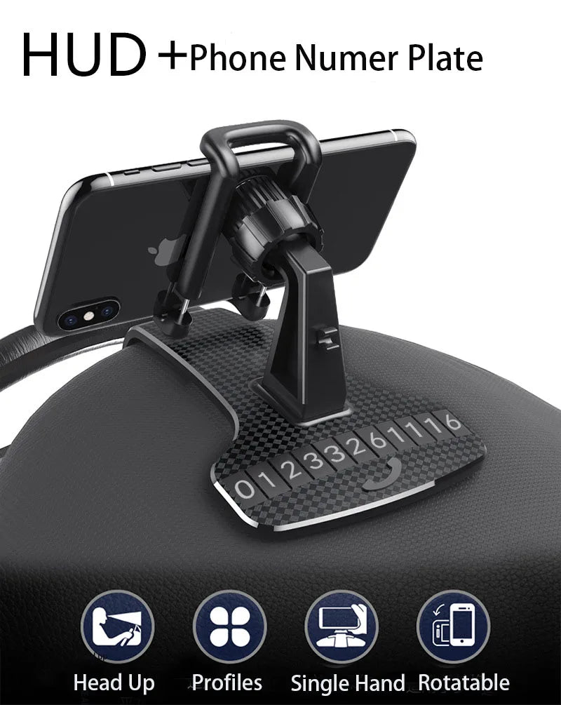 1260° Dashboard Phone Mount - (3.5 to 6.5 inch models only)