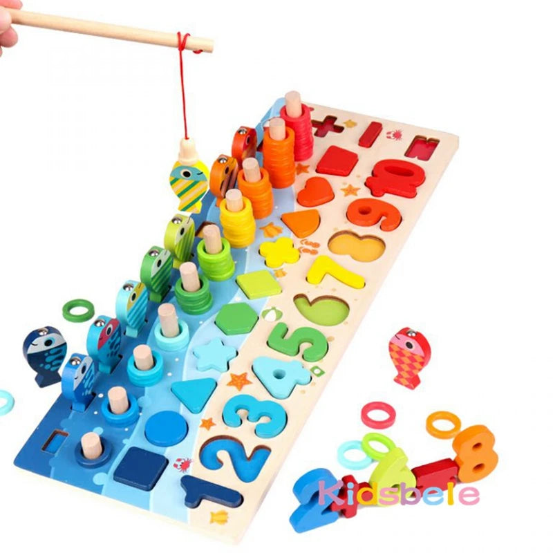 Kids Counting & Shape Matching Puzzle Toy