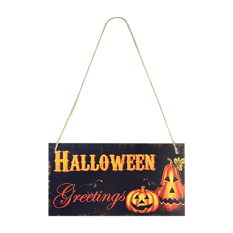 Halloween Wooden Signs & Ornaments
