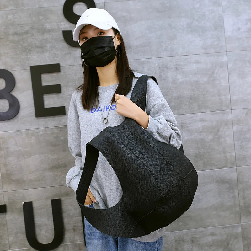 Unisex Leather Anti-Theft Backpack