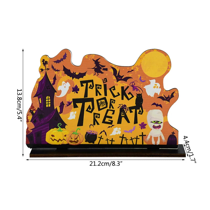 Halloween Wooden Signs & Ornaments