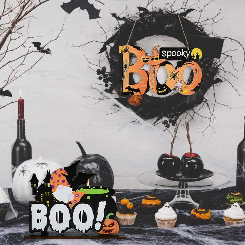 Halloween Wooden Signs & Ornaments