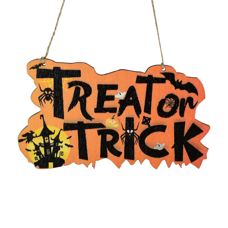 Halloween Wooden Signs & Ornaments