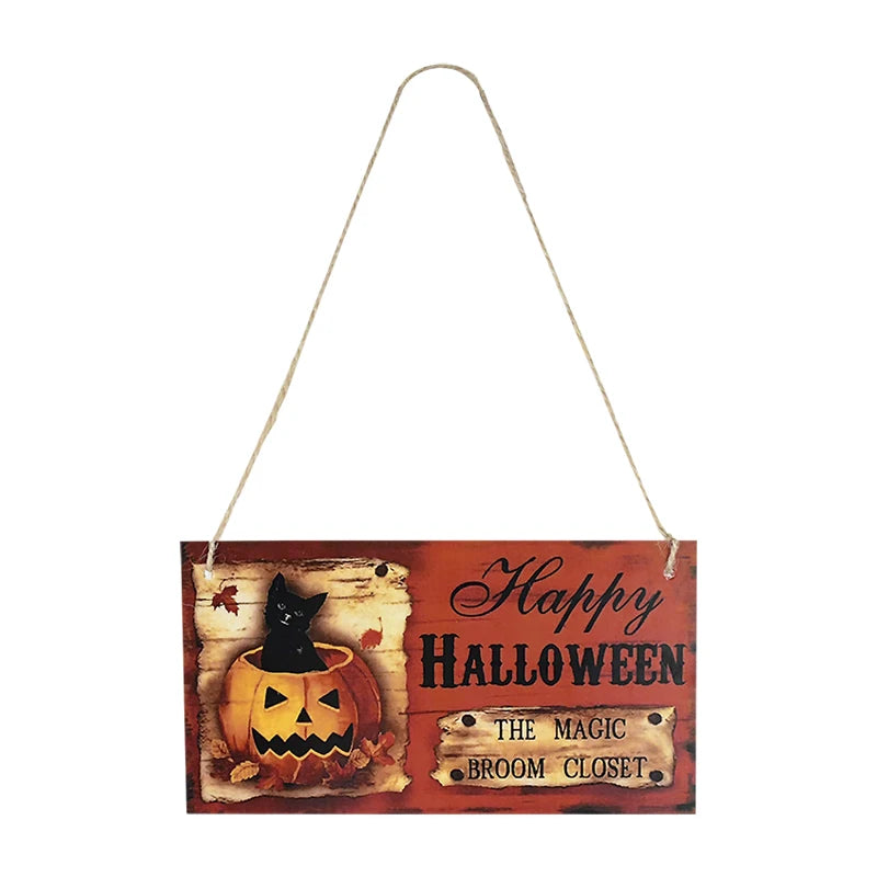 Halloween Wooden Signs & Ornaments