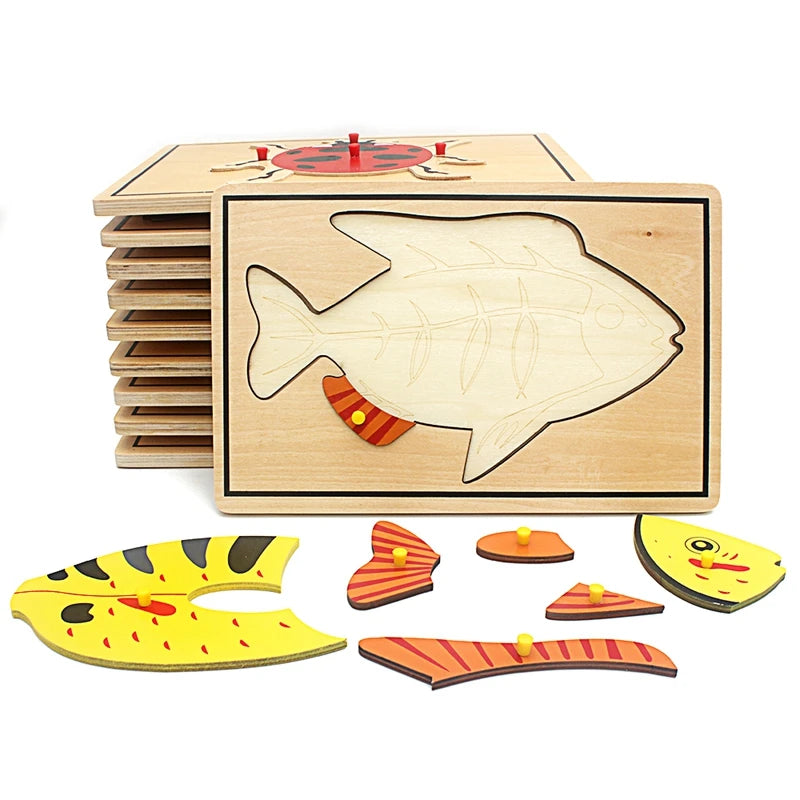 Educational Animal Puzzle Set