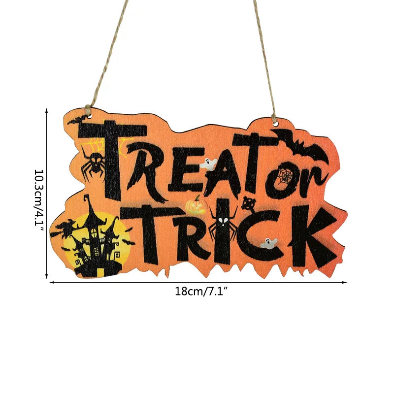 Halloween Wooden Signs & Ornaments