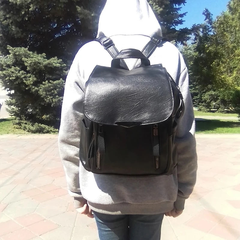 Women’s PU Leather Backpack