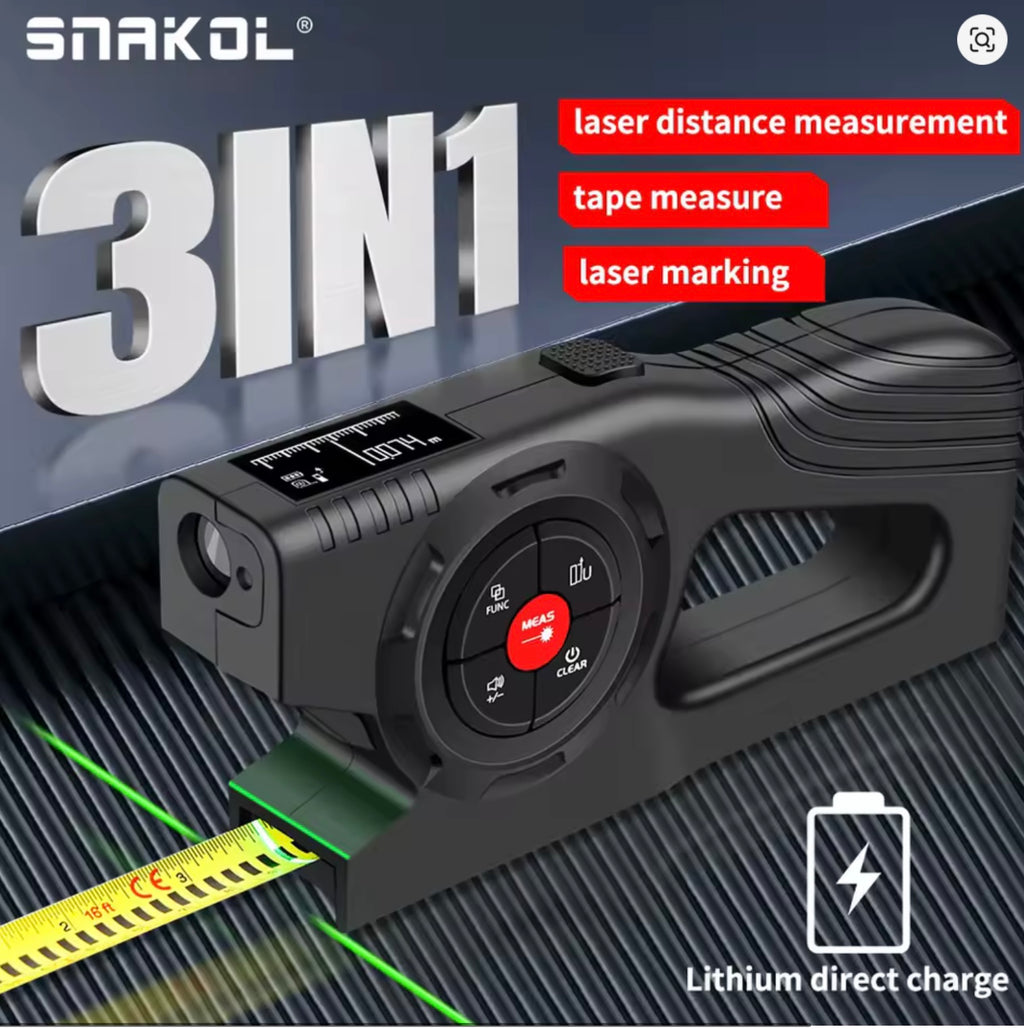 Snakol 3-in-1 Intelligent Laser Measure