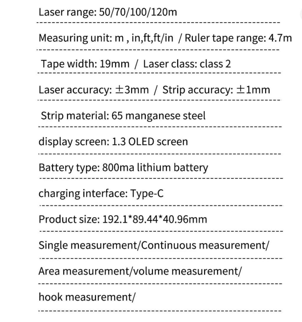 Snakol 3-in-1 Intelligent Laser Measure